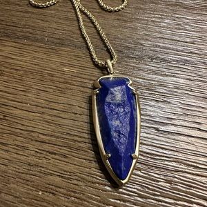 Kendra Scott Skylar Vintage Long Drop Necklace